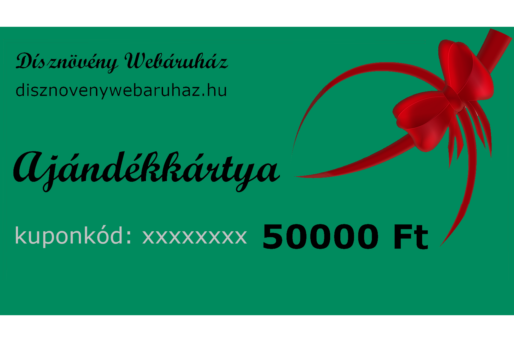 Image of SMARAGD díszkerti ajándékkártya