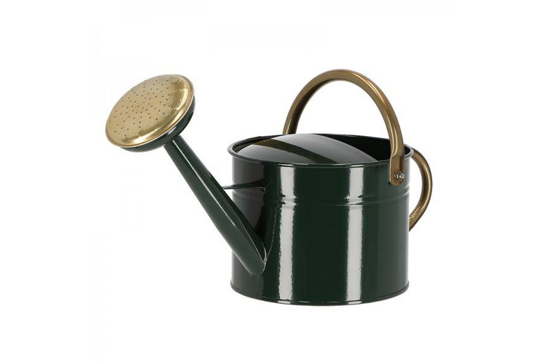 Image of Fém locsolókanna - zöld, arany színben