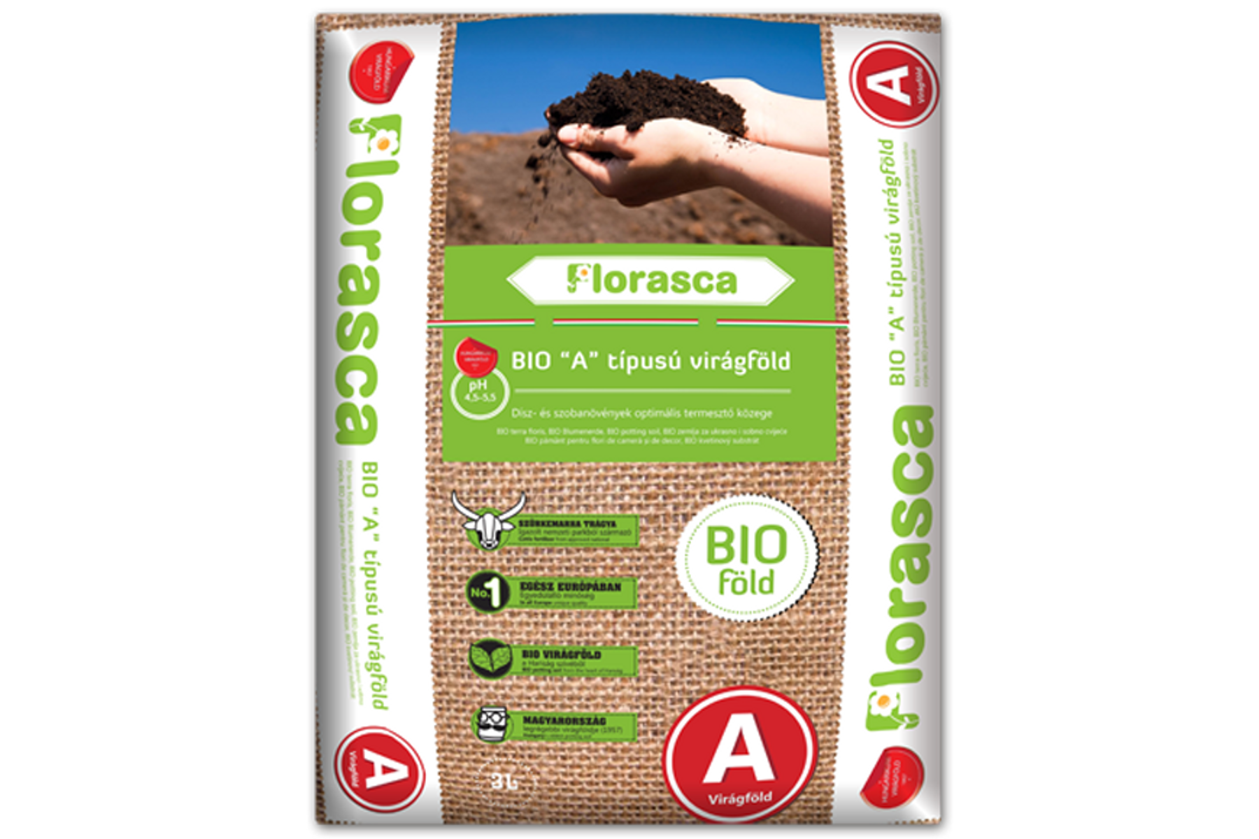 Image of 'A' típusú Florasca biovirágföld