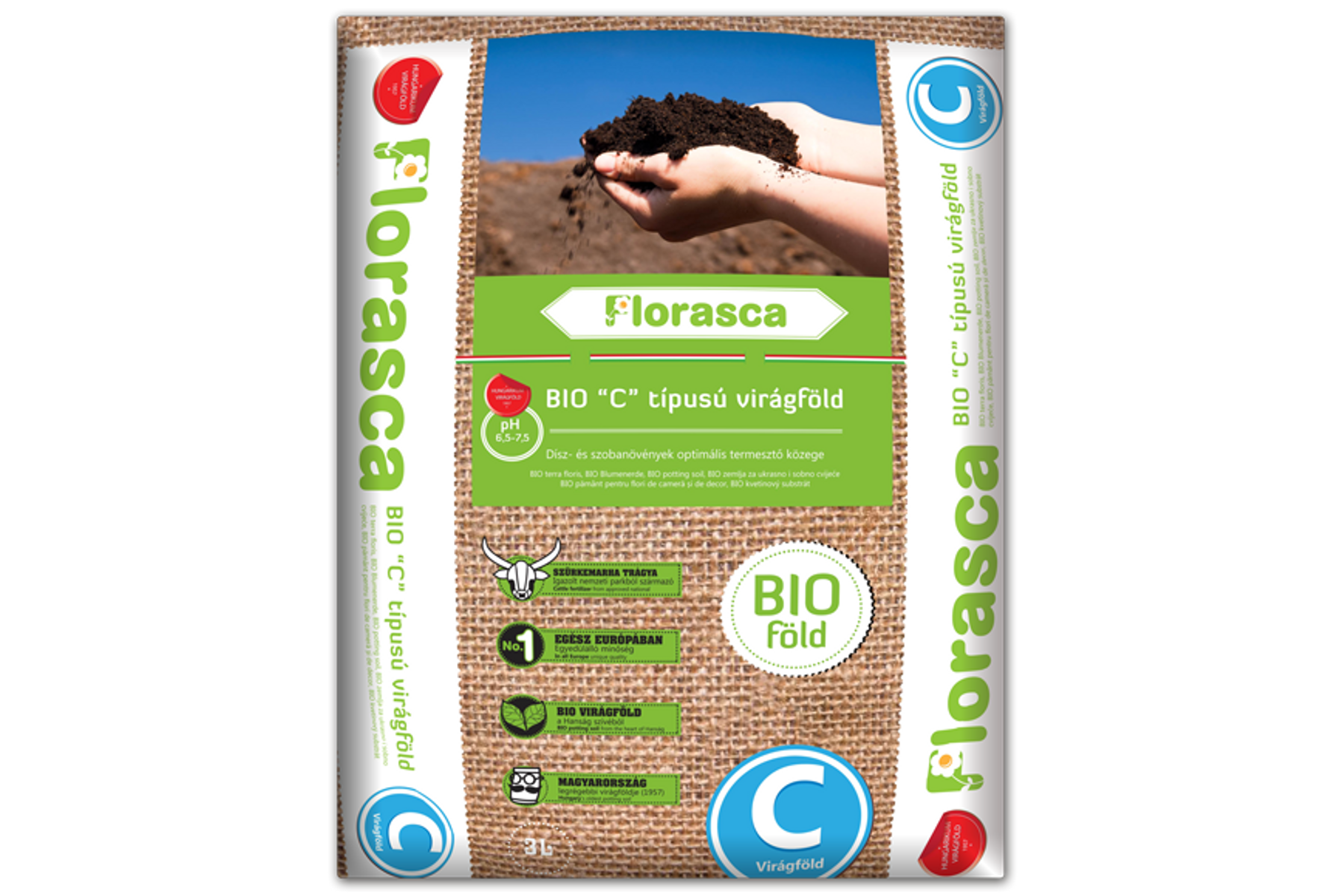 Image of 'C' típusú Florasca biovirágföld