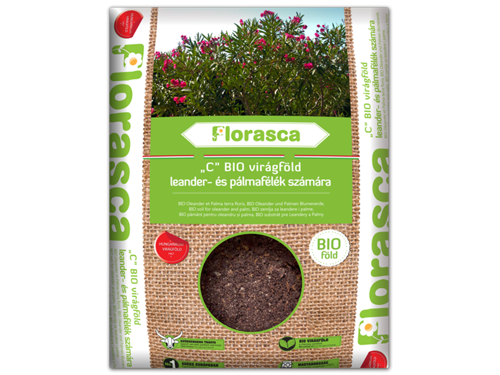 Florasca bio leander- és pálmaföld | 20 liter