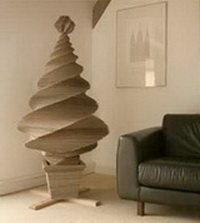 Karton karácsonyfa kép