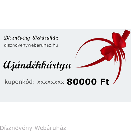Gyémánt díszkerti ajándékkártya 80000 Ft értékben