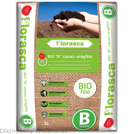 'B' típusú Florasca biovirágföld