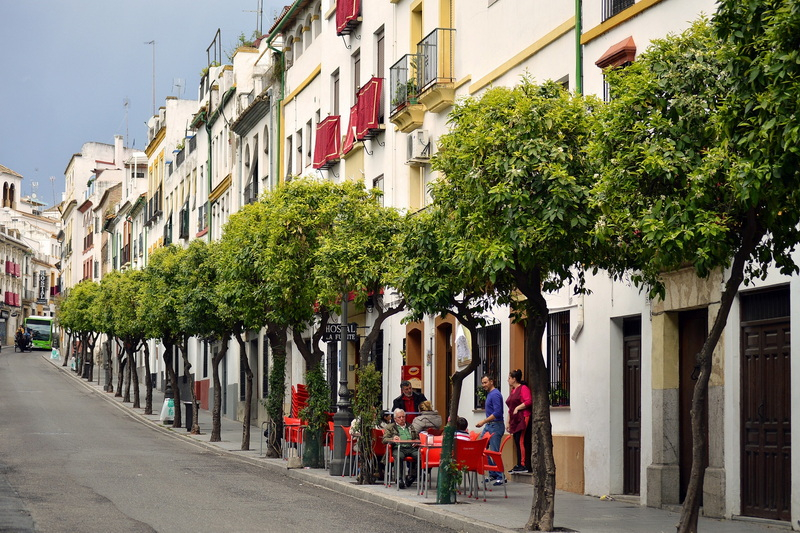 Spanyol utca fasorral kép